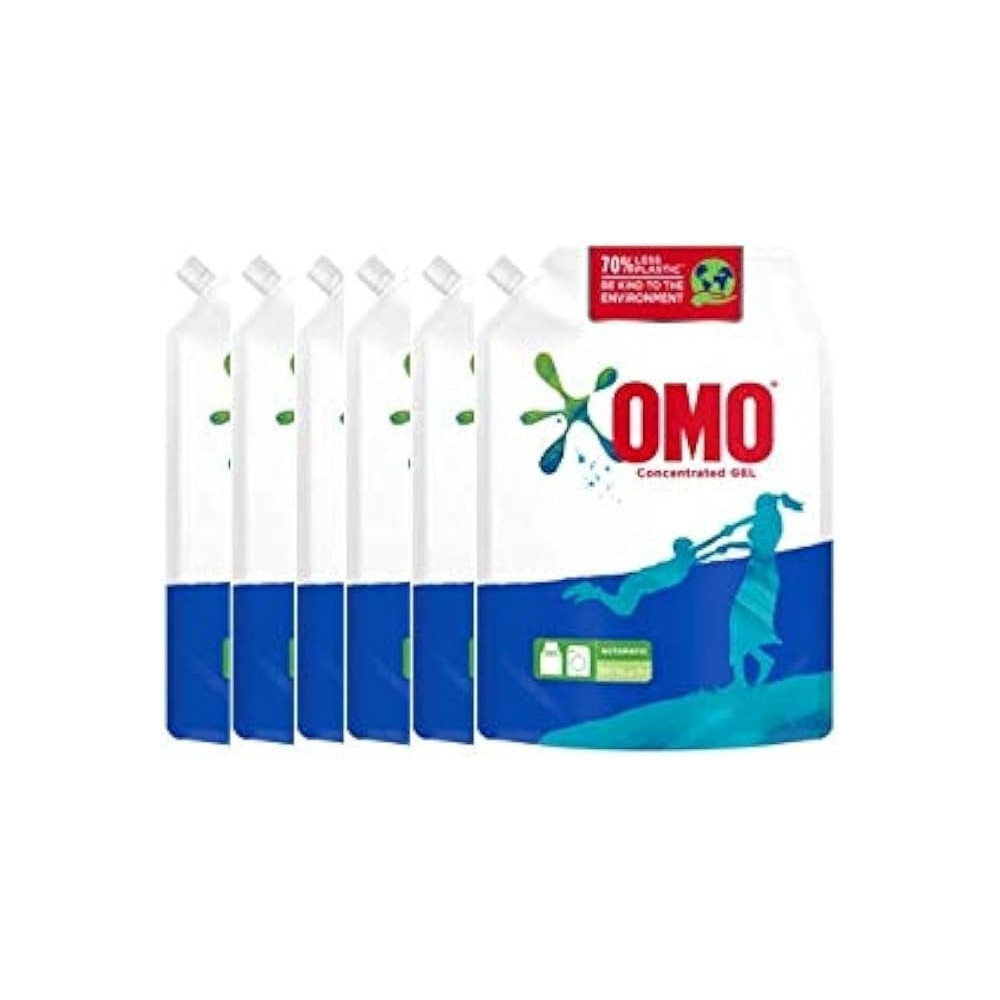 OMO Liquid Detergent Pouch, 6 x 1.8 liters
