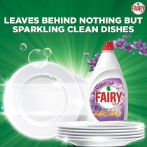 Fairy Dishwashing Liquid, Refreshing Lavender, 3 x 600ml