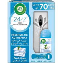 Air Wick Pure Soft Cotton Freshmatic Auto Spray, 250 ml
