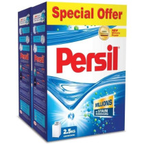 Persil High Foam Detergent Powder, 2 x 2.5kg