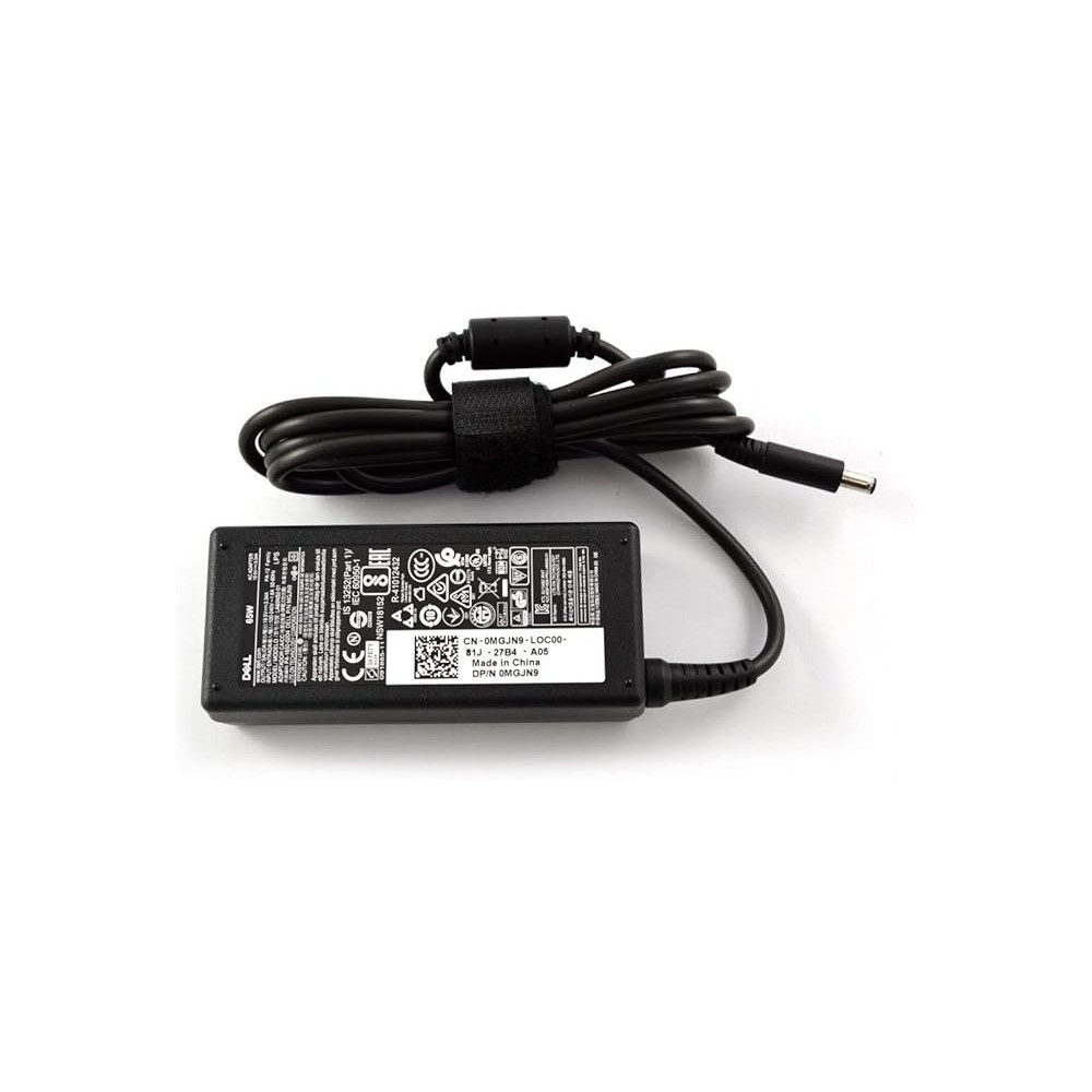 Dell Genuine 65W Power Ac Adapter 4.5mm P/N G6J41, 43NY4, MGJN9, HA65NS5, Black