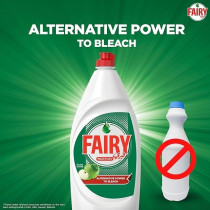 Fairy Max Plus Fruity Green Dishwashing Liquid Soap With Alternative Power To Bleach, 2 x 600ml