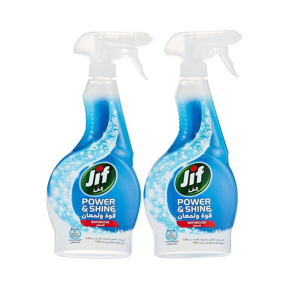 Jif Power And Shine Bathroom Spray, 500 ml, Pack of 2