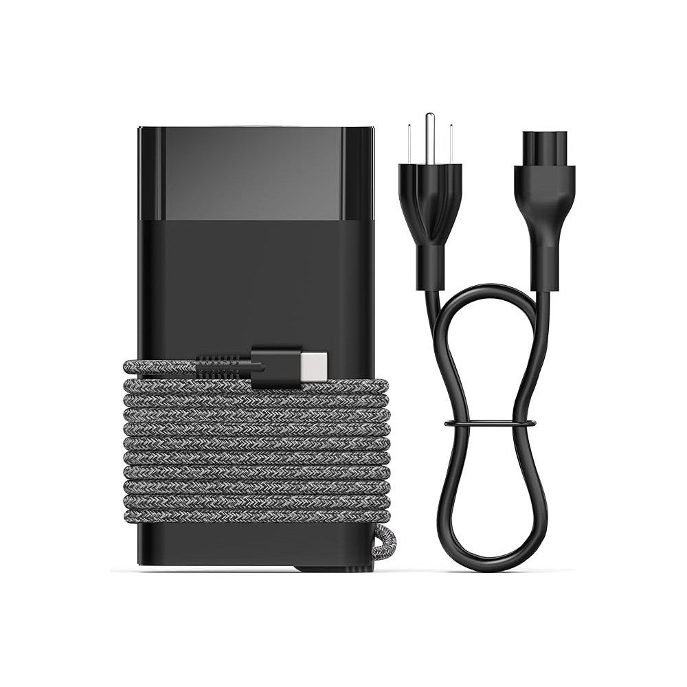 New Slim 90W 65W HP USB C Charger, Fit Hp Spectre X360 X360 13 14,EliteBook 1040 G4,Chromebook Fast Charging Type C Travel Laptop Power Adapter, Black