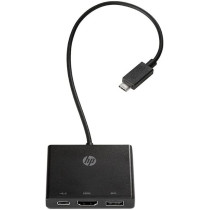 HP 1BG94AA#ABB USB-C to HDMI/USB 3.0/USB-C Adapter/Hub, Black