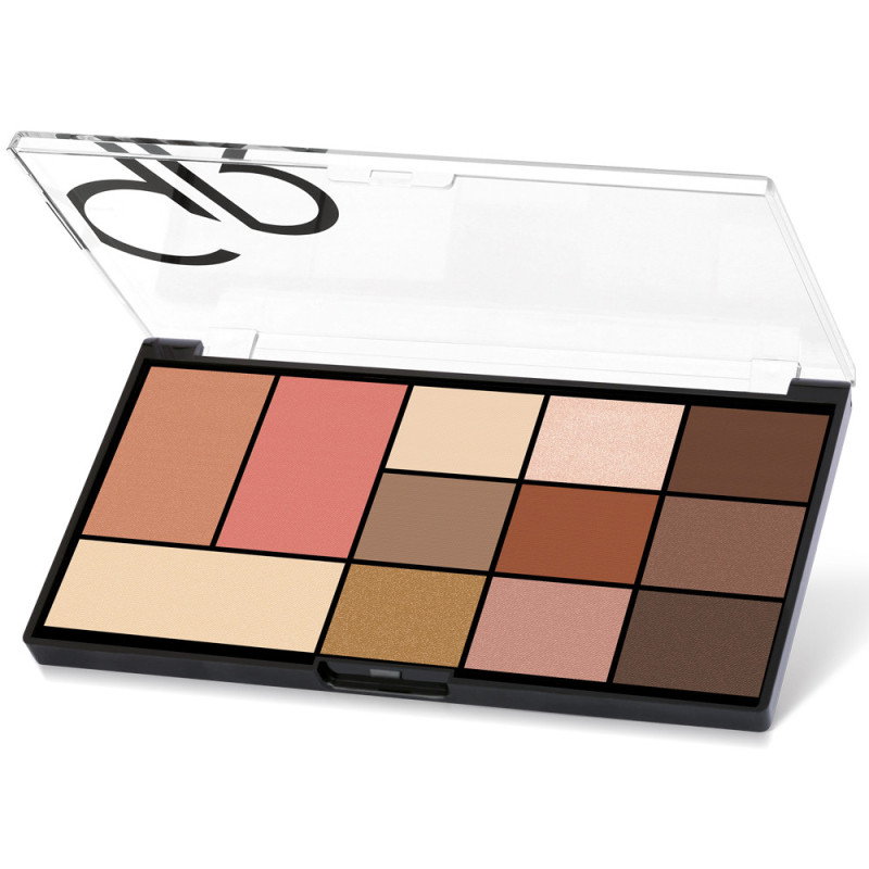 Golden Rose City Style Face & Eye Palette 01 Warm Nude
