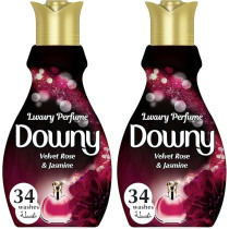 Downy Perfume Collection Concentrate Fabric Softener Feel Elegant, 2 X 1.38L