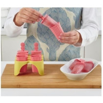 Uppfylld Ice Lolly Maker, Pink/Yellow
