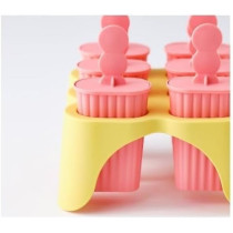 Uppfylld Ice Lolly Maker, Pink/Yellow