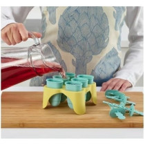 Uppfylld Ice Lolly Maker, Turquoise/Yellow, Upp-605.332.41