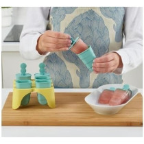 Uppfylld Ice Lolly Maker, Turquoise/Yellow, Upp-605.332.41