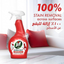 Jif Ultra Fast Cleaner Spray, Everywhere, 100 Percentage Stain Removal On Fabrics, 500Ml