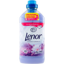 Lenor Concentrated Softener Washing Machine, 40 Washes, Lavender And Chamomile, Softening Action, Maxi Size, Long Lasting Freshness For All Garments, 1L