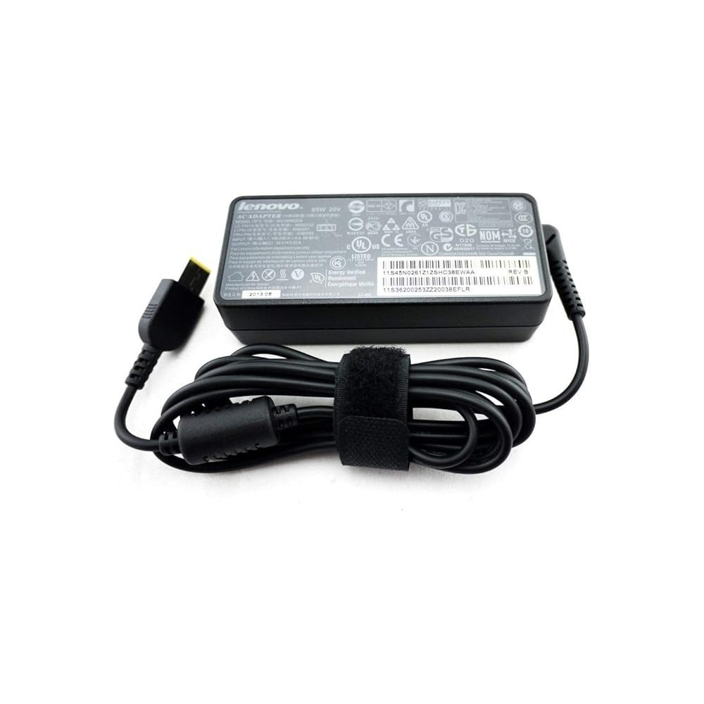 Lenovo 20V/3.25A 65W Ac Adapter Usb Type-C Ac Adapter Charger, Black