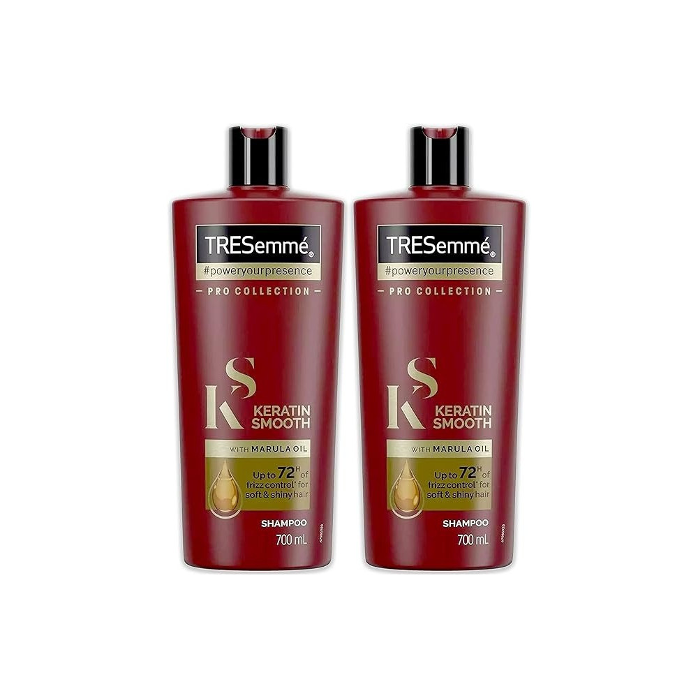 Tresemmé Keratin Smooth Shampoo With Marula Oil, Pro Collection, 2 X 700 Ml
