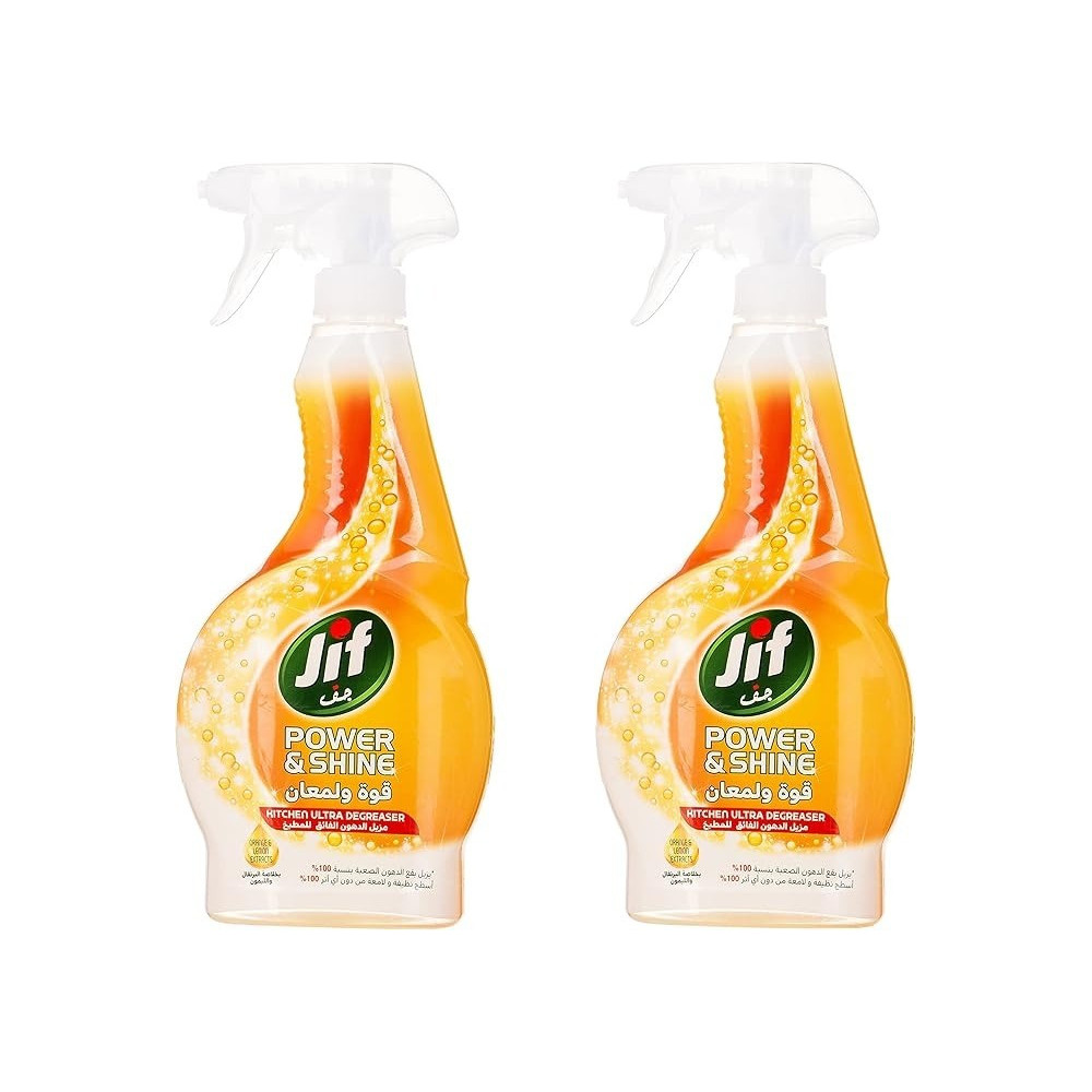 Jif Power And Shine Kitchen Spray, 2 X 500 Ml