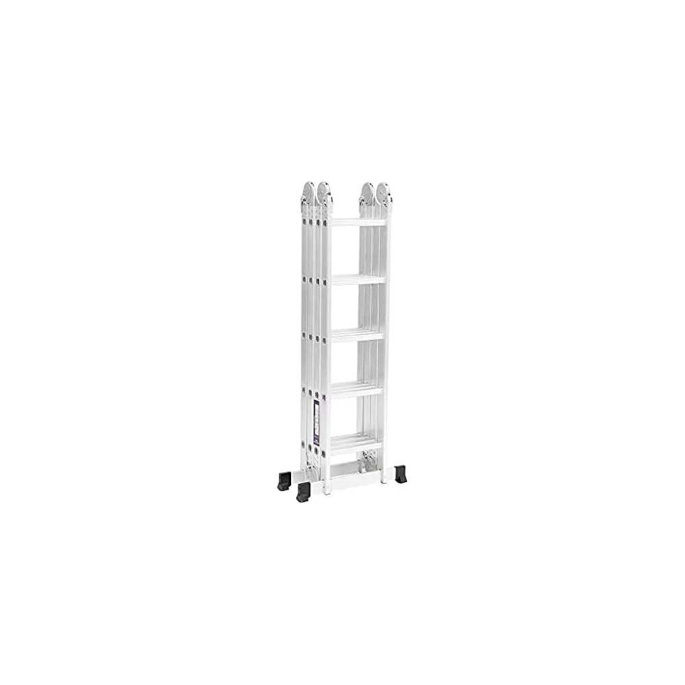 Abbas Ali Multipurpose Foldable Aluminium Ladder, 4x5x5.7m, 20 Rungs