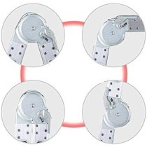 Abbas Ali Multipurpose Foldable Aluminium Ladder, 4x5x5.7m, 20 Rungs