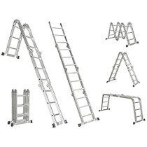 Abbas Ali 24 Step Multipurpose Aluminium Ladder, 7.1m Height