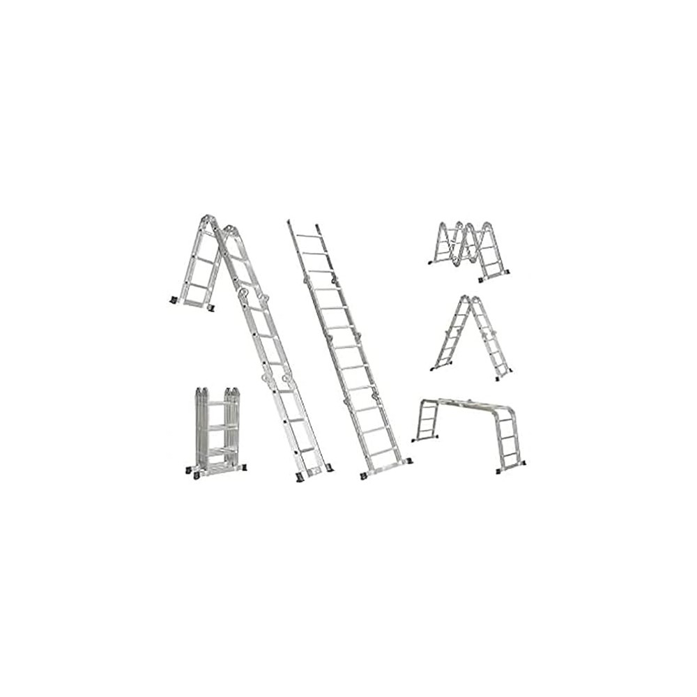 Abbas Ali 24 Step Multipurpose Aluminium Ladder, 7.1m Height