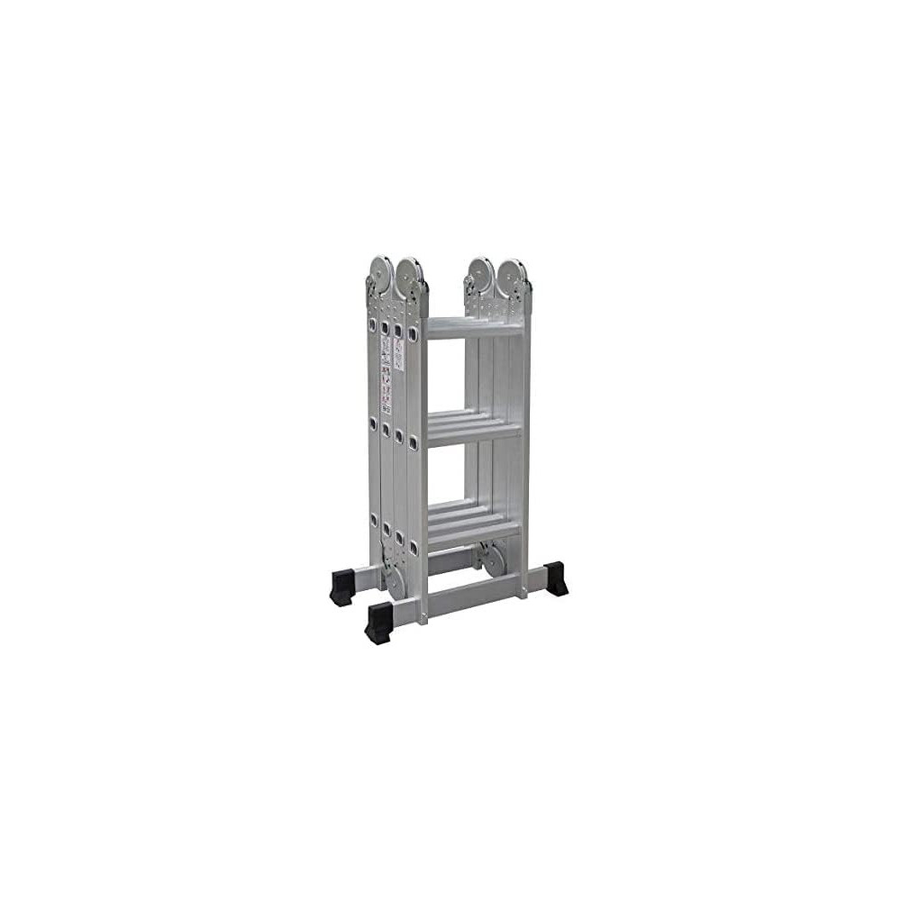 Abbas Ali Lightweight Multipurpose Aluminium Ladder, Heavy Duty, 3x4, 3.7m, 12 Steps