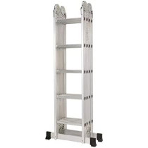 Abbas Ali Lightweight Multipurpose Aluminium Ladder, Heavy Duty, 5x4, 5.7m, 20 Steps