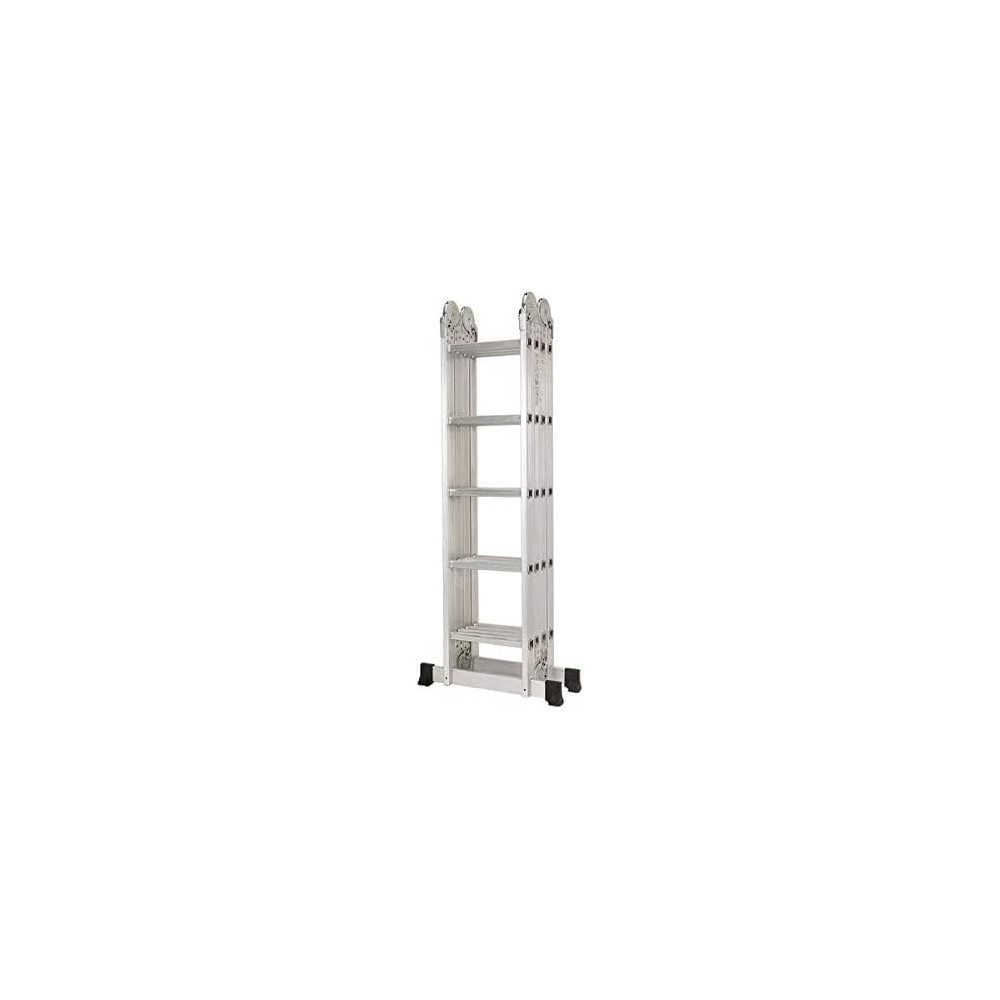 Abbas Ali Lightweight Multipurpose Aluminium Ladder, Heavy Duty, 5x4, 5.7m, 20 Steps