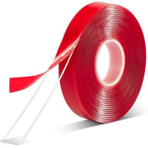 Abbas Ali Ultra Strong Transparent Double Sided Heat Resistant Tape, 15mm x 5m
