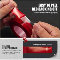 Abbas Ali Ultra Strong Transparent Double Sided Heat Resistant Tape, 15mm x 5m