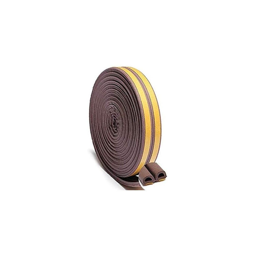 Abbas Ali Self Adhesive D Profile Sealing Tape, Brown, 2x3m