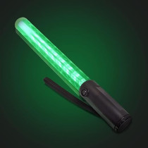 Abbas Ali Rechargeable Traffic LED Baton Light, Green, with Charger