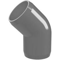 Abbas Ali High Pressure PVC Pipe Fittings, 3/4 Inch 45 Degree Elbow for Plumbing Applications