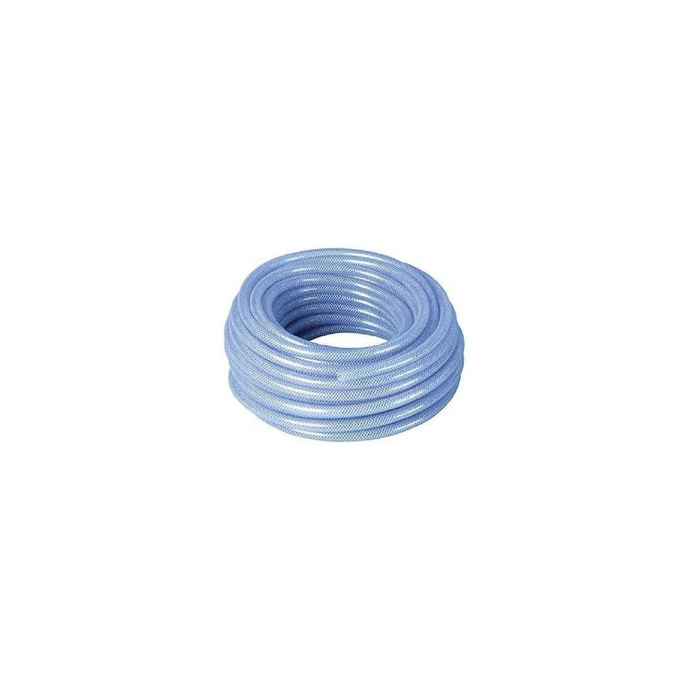 Abbas Ali High Pressure Braided Clear PVC Tubing, 3/4 Inch, Heavy Duty, UV and Chemical Resistant, 25 Yards, Ideal for Water and Oil