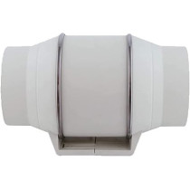 Generic Templair Inline Mixed Flow Blower and Air Booster Duct Exhaust Fan, 6in, 150mm