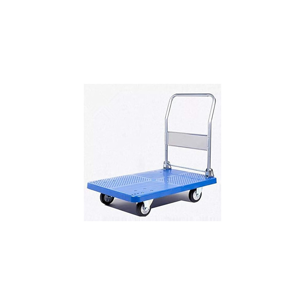 Generic 150kg Plastic Platform Hand Trolley, Lightweight and Reliable
