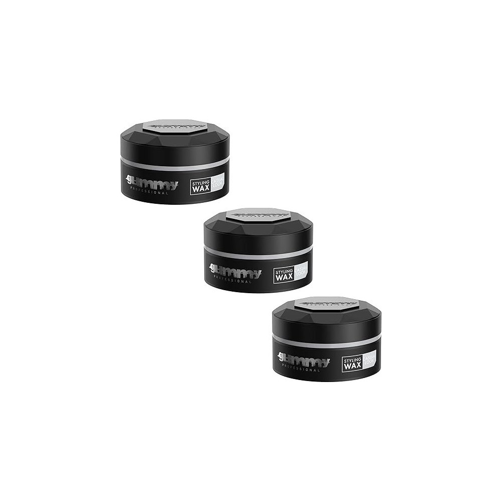 Gummy Hair Styling Wax, Casual Look, 3 X 150Ml
