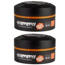 Gummy Hair Styling Wax Bright Finish Glanz, 2 X 150Ml