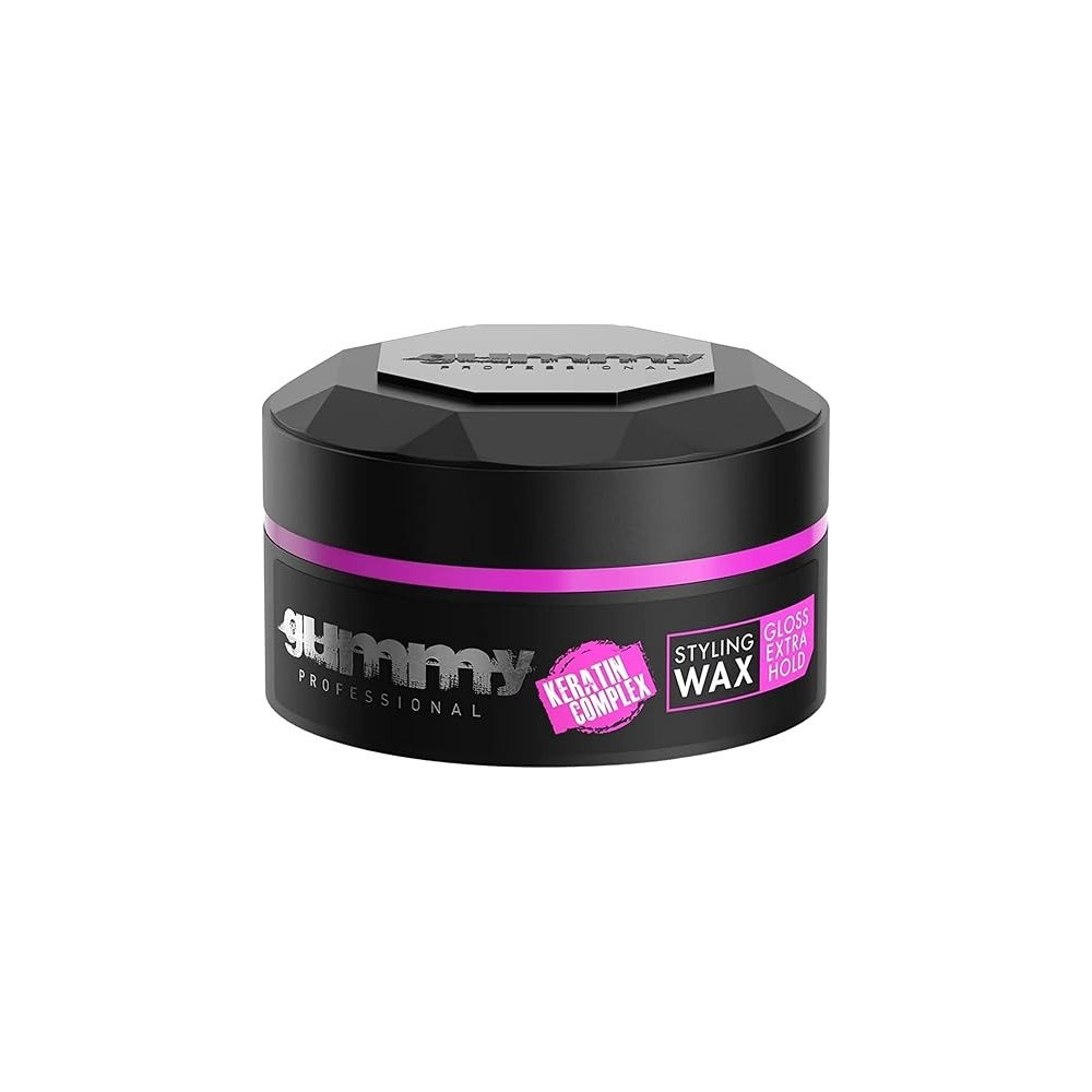 Gummy Hair Styling Wax, Gloss Extra Hold, 5Oz