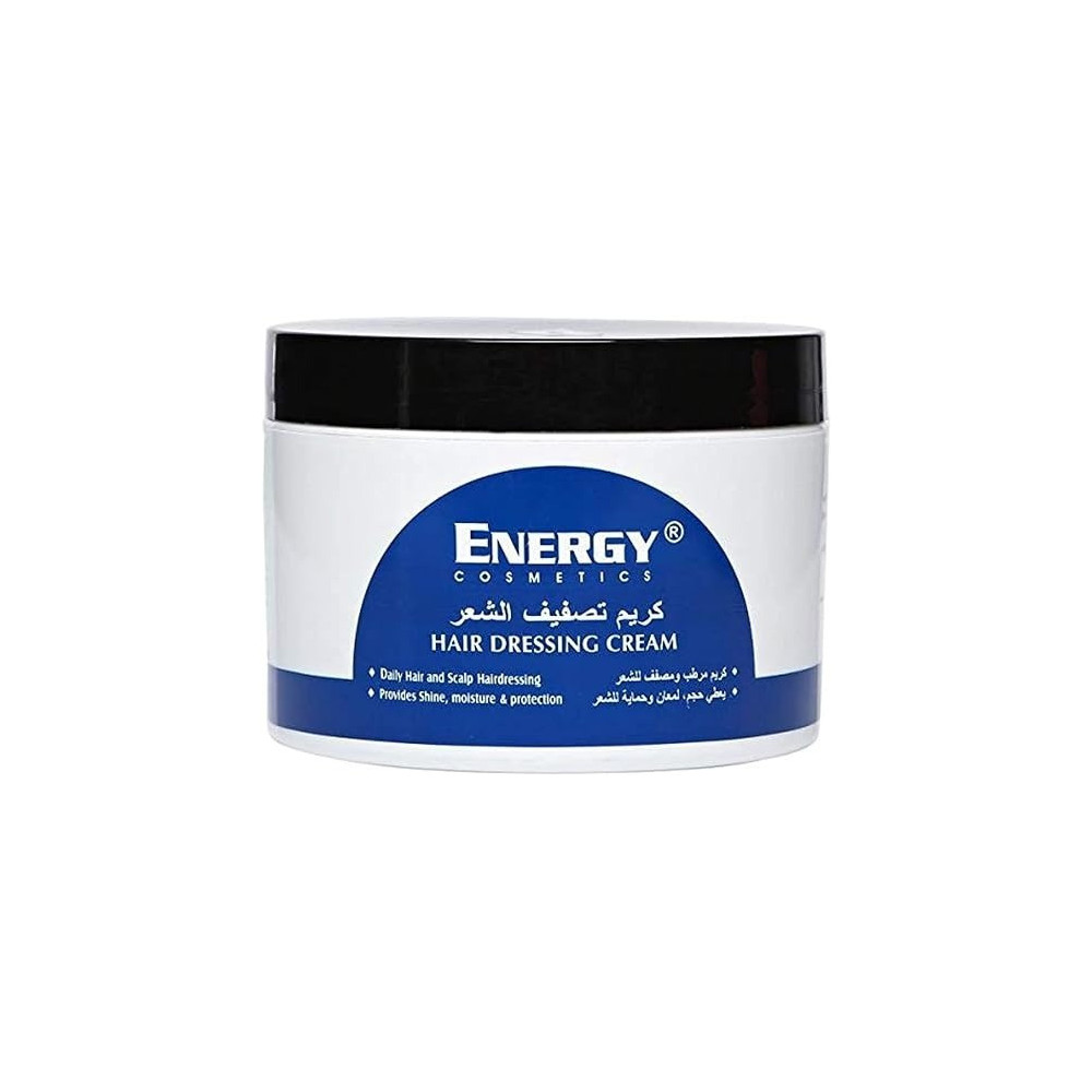 Energy Cosmetics Hair Dressing Cream, Controls Static And Frizziness For All Hair Types, 227 Gm ( 8 Oz)