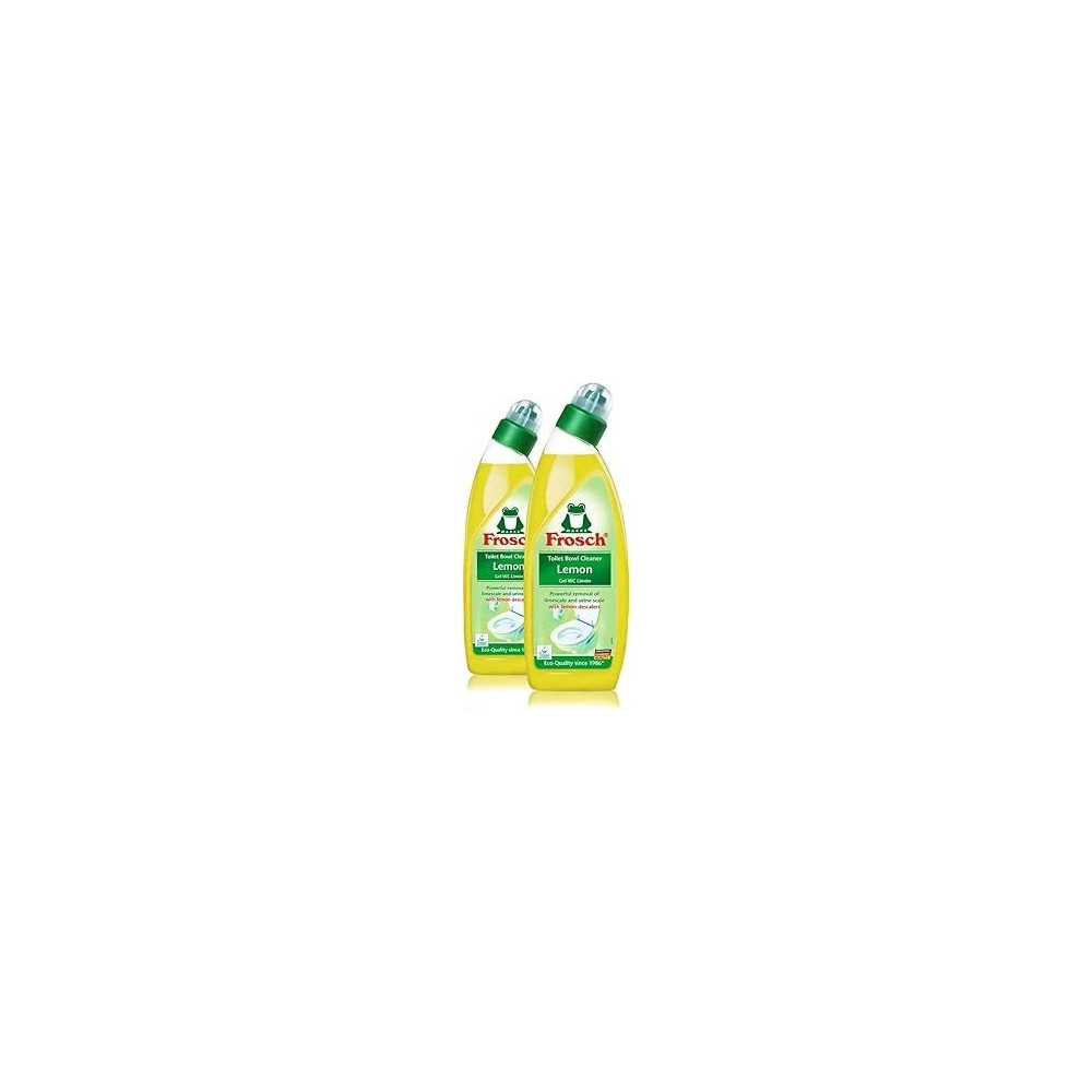 Frosch Lemon Toilet Bowl Cleaner, 2 X 750 Ml