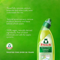 Frosch Lemon Toilet Bowl Cleaner, 2 X 750 Ml