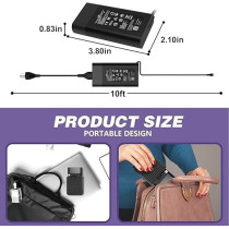 New Slim 65W Usb C Laptop Charger For Hp/Dell/Lenovo Laptop Charger, Universal Computer Ac Power Adapter Cord Replacement 45W Acer Asus Samsung Or Macbook/Smart Phone/Tablet