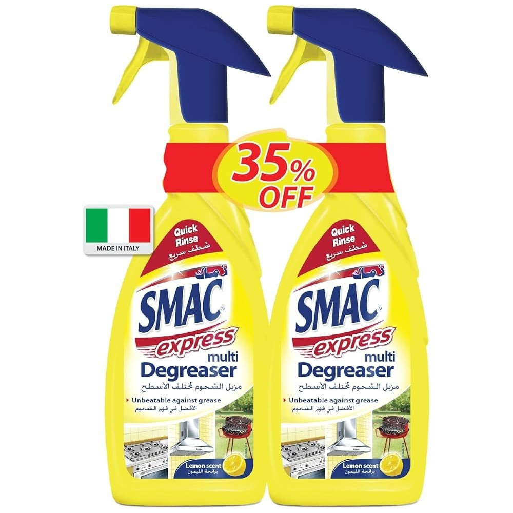 Smac Express Multi Degreaser Lemon Scent, 650Ml X 2