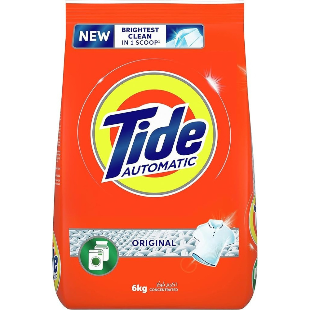Tide Automatic Original Scent Detergent Powder, 6 Kg