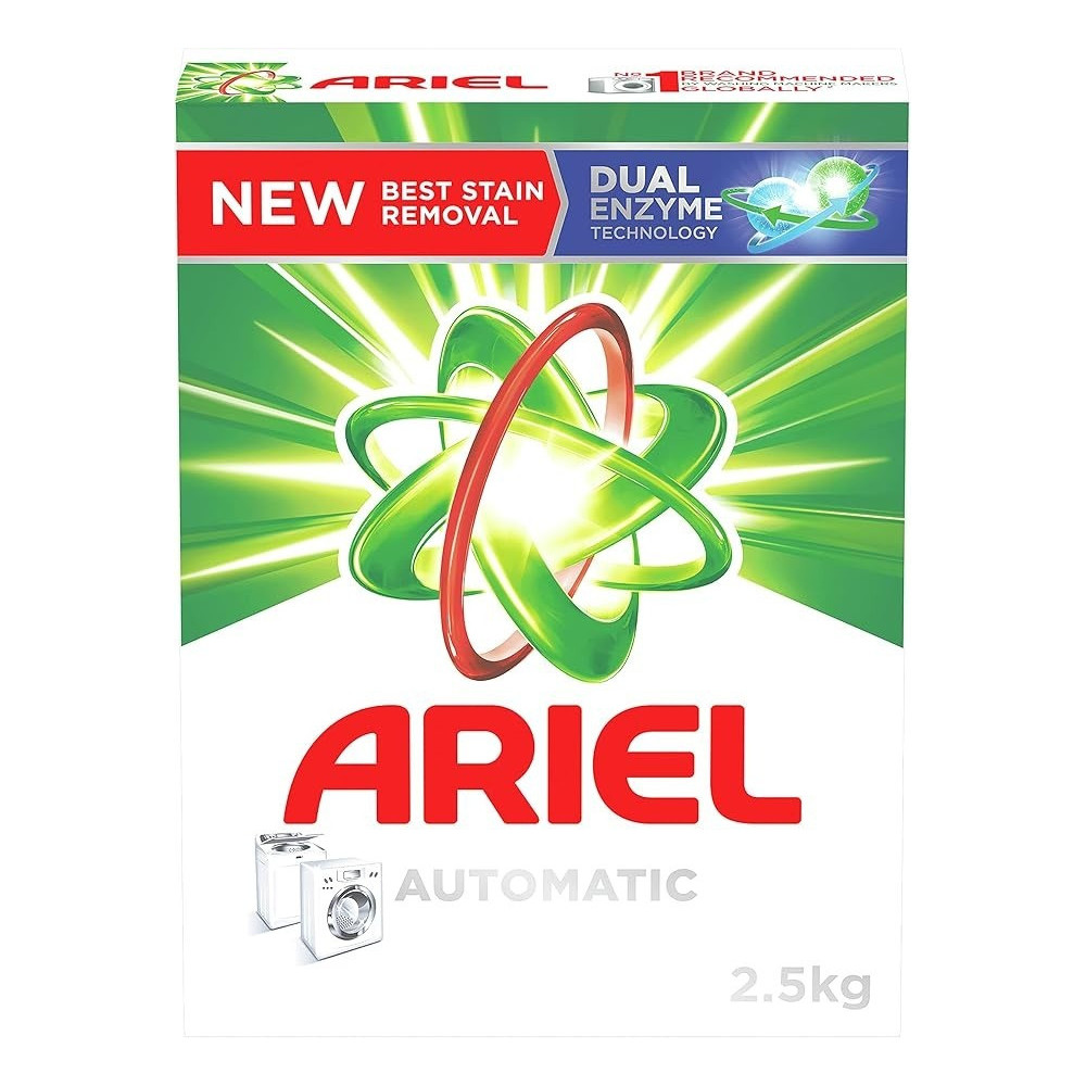 Ariel Automatic Laundry Powder Detergent Original Scent, 2.5 Kg
