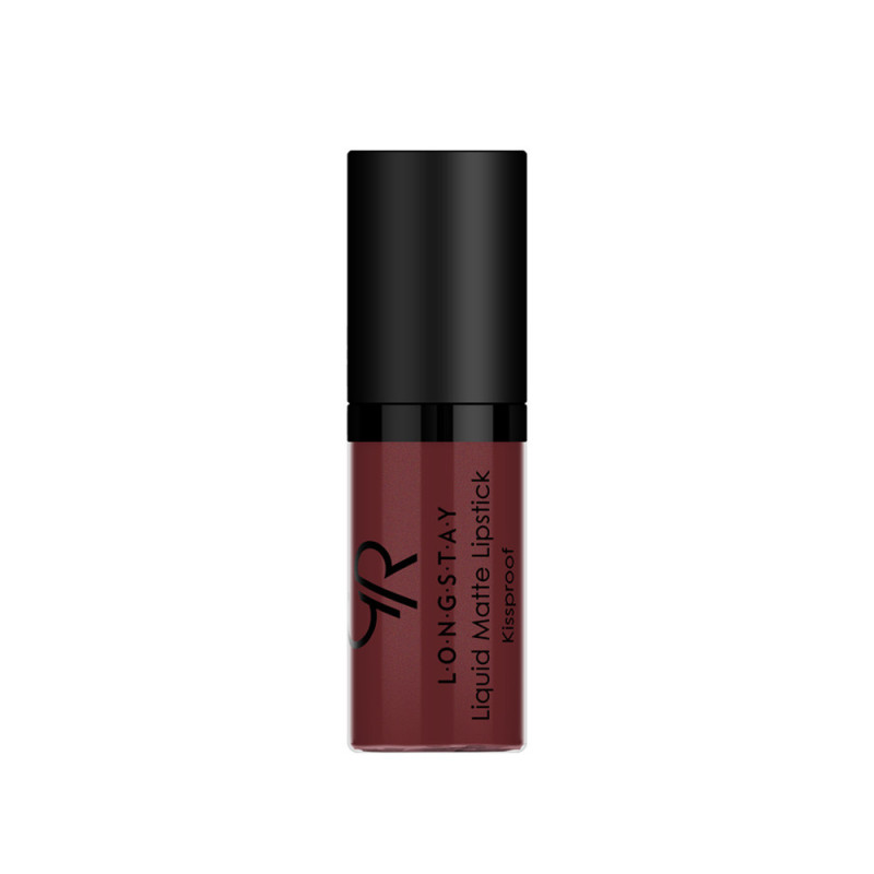 Golden Rose Longstay Liquid Mtte Mini Lipstick No 12 Dark Mahroon