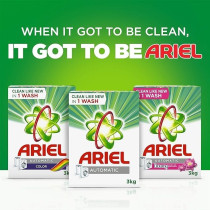 Ariel Automatic Laundry Powder Detergent Original Scent, 2.5 Kg