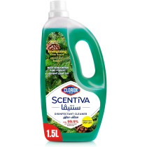 Clorox Scentiva Disinfectant Floor Cleaner, Mediterranean Pine Forest, Kills 99.9% Of Viruses And Bacteria, 1.5L