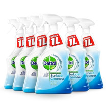 Dettol Antibacterial Multi Surface Cleaner, Orginal, 6 X 1L