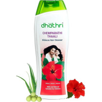 Dhathri Chemparathi Thaali Hibiscus Hair Cleanser Shampoo, 400 Ml